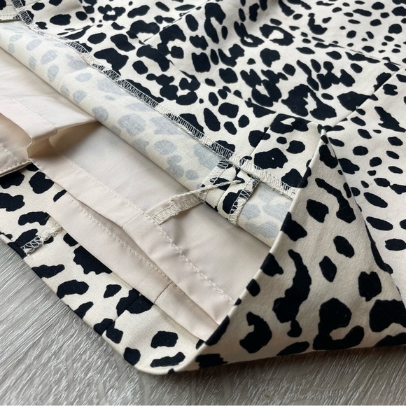 LOFT Petite Leopard Print Pencil Skirt - Picture 2 of 6